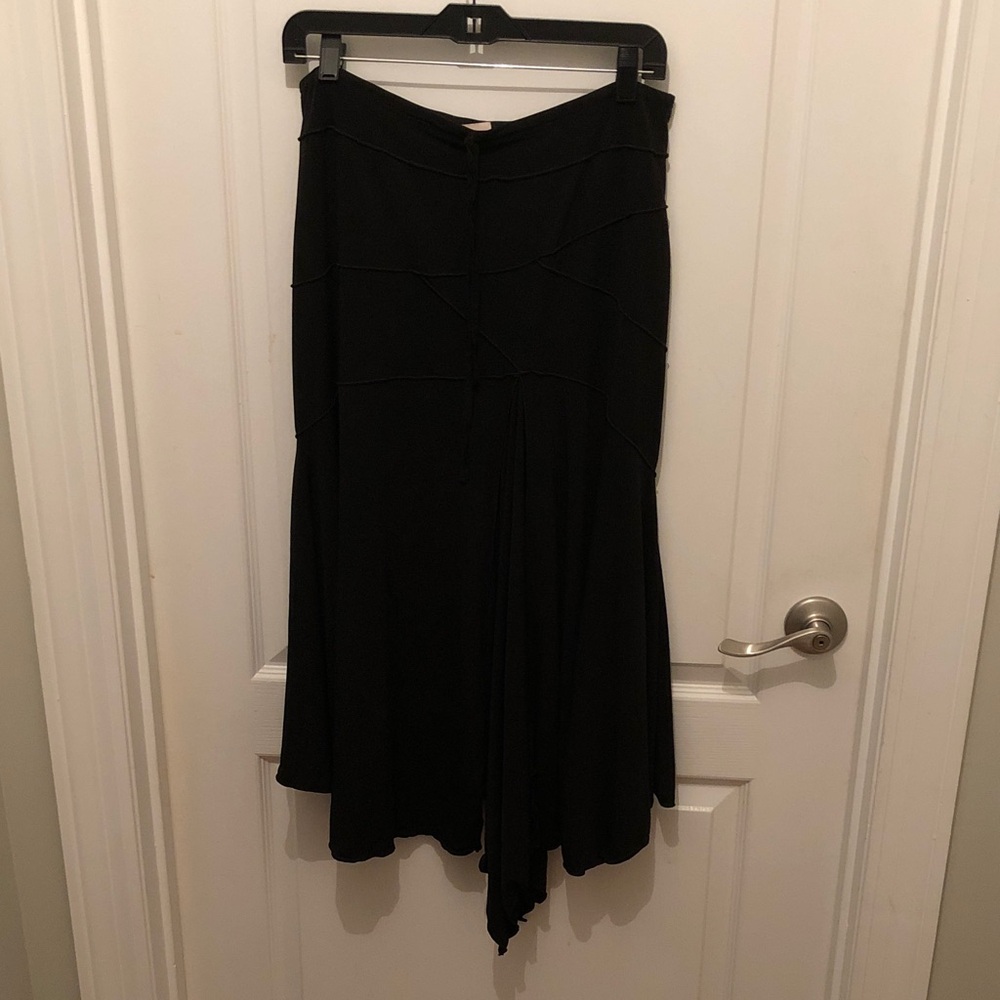 Max Studio Asymmetrical Black Skirt